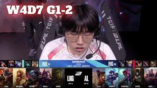 AL vs LNG - Game 2 | Week 4 Day 7 LPL Summer 2024 | Anyone's Legend vs LNG Gaming G2 full