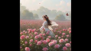 Relax music video | Beautiful rose field with relax music