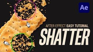 After Effects Shatter broken Easy Tutorial