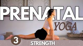 Prenatal Yoga Day 3 | Pregnancy Yoga For Normal Delivery | Strength