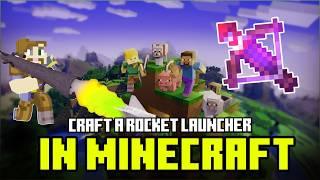 How to Craft a Rocket Launcher in Minecraft 1.20 | OP Firework Crossbow Guide