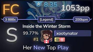 8.3⭐ xootynator | DragonForce - Inside the Winter Storm [Legend] +HDHR 99.77% (#1 1053pp FC) - osu!