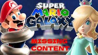 The Missing Content in Super Mario Galaxy