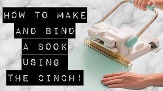 How to Make & Bind a Book with Cinch Binding Machine