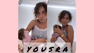 Yousra émue. ..devient maman 