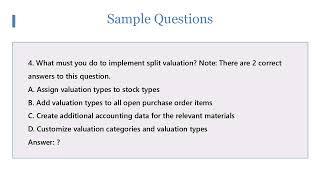 C_TS452_2410 SAP S/4HANA Sourcing and Procurement Exam Prep & Practice Questions