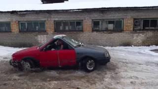 crazy double sided russian car