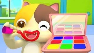 Learn Colors with Baby Kitten | Colors Song | Pretend Play | Kids Songs | Mimi and Daddy