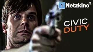 Civic Duty (EXCITING THRILLER full length German, paranoia films, full thriller film)