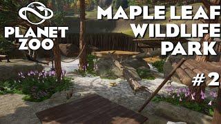 Planet Zoo - Maple Leaf Wildlife Park - Japanese Macaque Habitat! #2