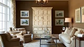 Living Room Paint Color Ideas With Dark Brown Furniture