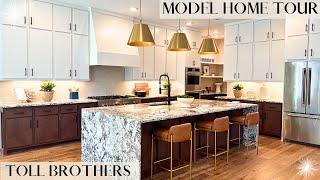 Toll Brothers 3800 sq ft 4bd, 4.5 ba. Model Home Tour! 2-story foyer & great room! #newconstruction