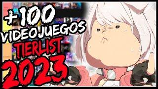 TIERLIST con +100 videojuegos NOVEDAD que TERMINÉ en 2023  TIERLIST VIDEOJUEGOS 2023 AHOSTAR