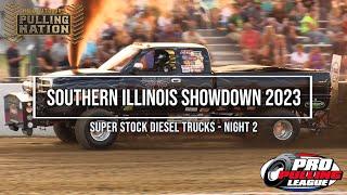 Super Stock Diesel Trucks full class PPL at Southern Illinois Showdown 2023 Night 2 (6-3-23)