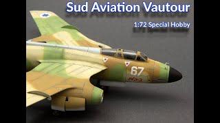 SUD AVIATION VAUTOUR IIN ISRAELI AIR FORCE 1/72 SPECIAL HOBBY Model Kit Full Video Build