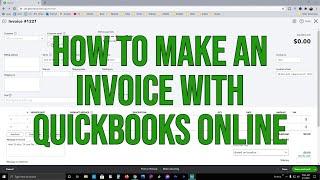 How To Make A Plowing Invoice With Quickbooks Online