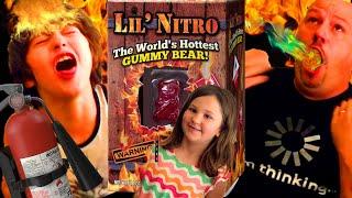 9 year old eats world's HOTTEST Gummy Bear ( Lil' Nitro )