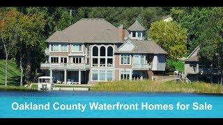 Oakland County Waterfront Homes for Sale - Call Russ at 313-310-9855 - Oakland County