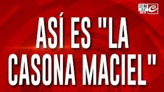 Así es "la casona Maciel": cobra como comisario, pero vive como un rey