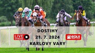 ŽIVĚ  | dostihy Karlovy Vary – 21. 7. 2024