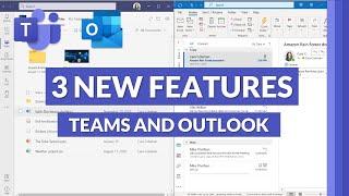 3 New Features in Microsoft Teams and Outlook // #shorts