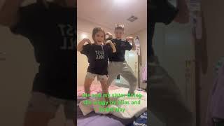 Me and my sister doing the wiggy by Mias and nolimitjay