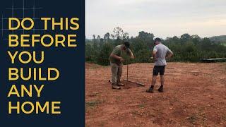 NC Barndominium Build - Foundation Layout and Soil Bearing Test