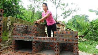 Building Stove With Bricks And Cement ---Build a free farm life | ut's farm