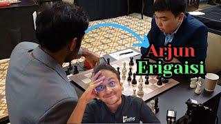 Arjun Erigaisi breaks all the opening rules | Arjun vs Sanan Sjugirov | Chennai Grand Masters 2023