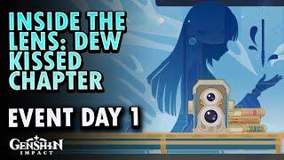 Outside The Canvas Inside The Lens  Dew Kissed Chapter Event Day 1 Guide | Genshin Impact 4 8