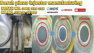 BOSCH Piezo INJECTOR REPAIR Processing of piezo control valve 33800-2F000 0445 116 018