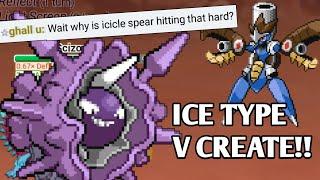 I GAVE CLOYSTER ICE TYPE V CREATE IN FRANTIC FUSIONS