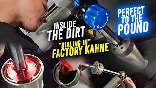 THE PERFECT POUND: Factory Kahne 410 Sprint Car Shock gets "Dialed In" by Crew Chief Brodie Moller.