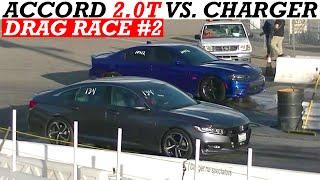 2020 Honda Accord Sport 2.0T vs. 2020 Dodge Charger Scat Pack 6.4L: Race #2
