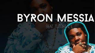 How to make a dancehall beat for byron messia | Beat Tutorial 2023