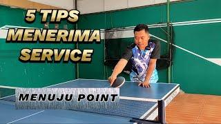 menerima service mematikan tenis meja dengan cara yang gampang