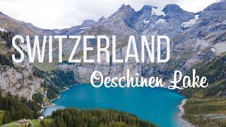 Oeschinen Lake Switzerland - Drone 4K