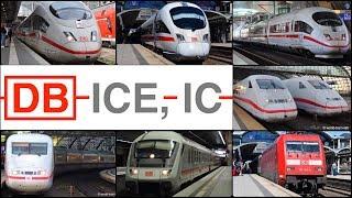 Germany high speed train ICE and IC