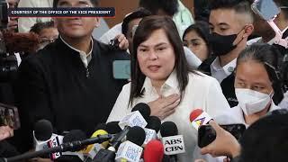 WATCH: Sara Duterte holds a press conference after Marcos addressed her threats