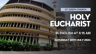 Daily Holy Eucharist | Holy Mass @ 6:15 am, Sat 20th June 2024, St Joseph Church, Mira Road