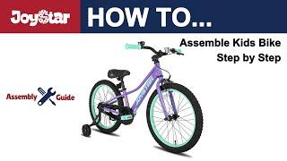 Assembly Guide of JOYSTAR NEO Kids Mountain Bike 20INCH Purple