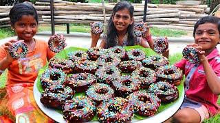 DONUT RECIPE | Village Style Donut Recipe | Homemade Doughnuts Recipe | Village Fun Cooking