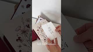 Premium Wedding Invites | Wedding Cards | WhatsApp 8072240317 #love #viral #youtubeshorts #wedding