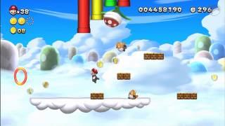 Meringue Clouds-1 Land Of Flying Blocks [New Super Mario Bros Wii U]