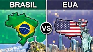 Brasil vs Estados Unidos | Comparação de Países