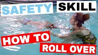 Roll front to back swimming and back to front - Swimming lessons beginners tips