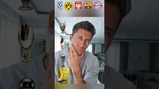 Lewandowski Team Cups, Lech Poznań,  Dortmund, Poland, Barcelona, Bayern Munich #lewandowski #shorts