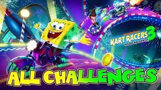 Nickelodeon Kart Racers 3: Slime Speedway All Challenges & Bosses (PS4, PS5)