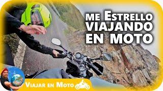  ACCIDENTE con mi moto - [VIAJE EN MOTO de 125cc por España #8] 