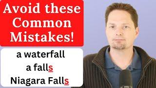 CONFUSING VOCABULARY / A WATERFALL / A FALLS / NIAGARA FALLS / REAL-LIFE AMERICAN ENGLISH